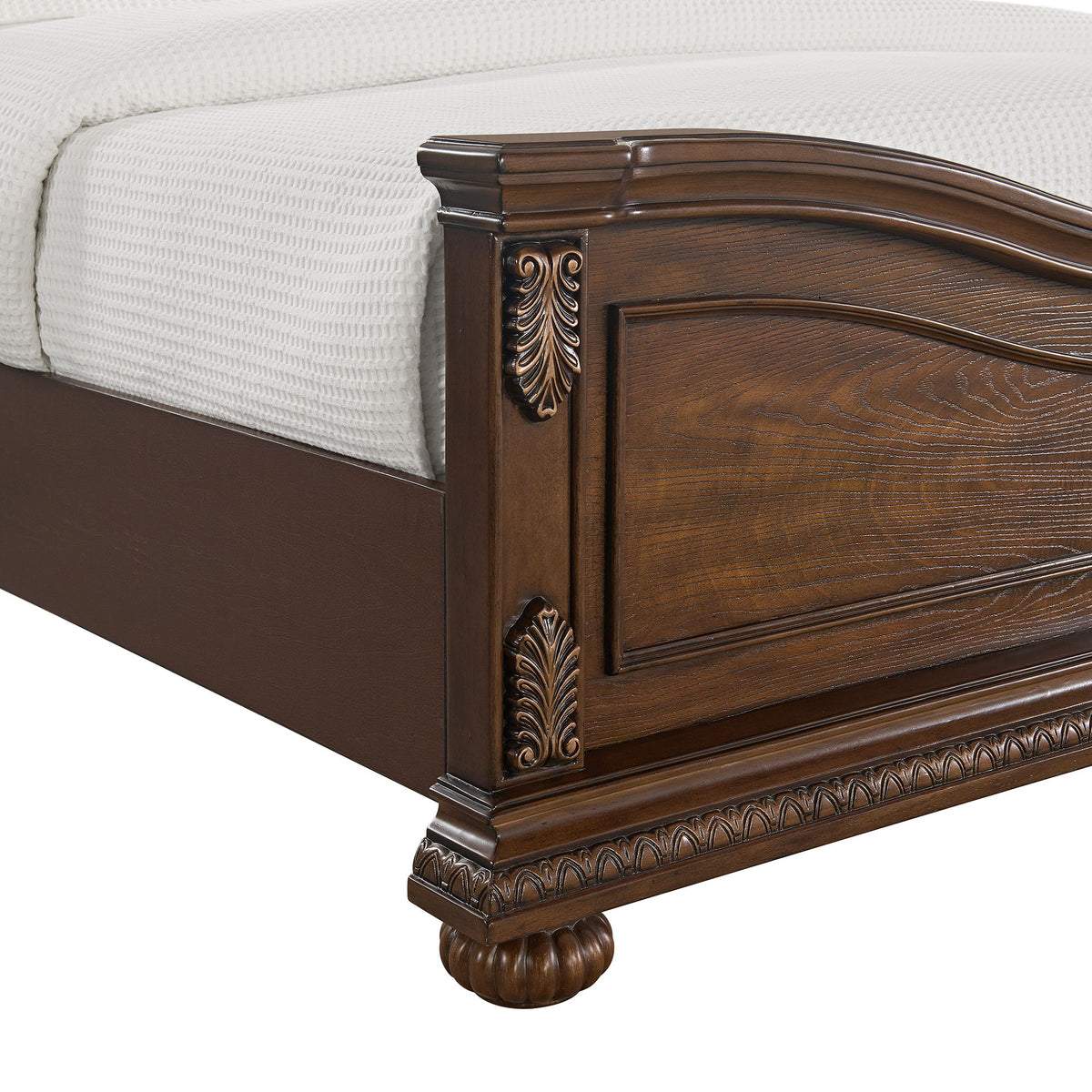 Cadenza Upholstered Bedroom Set With PU in Dark Brown by Elements International, view 22
