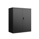 Metal Storage Cabinet With Locking Doors And Adjustable Shelf, Folding Filing Storage Cabinet, Folding Storage Locker Cabinet For Home Office, School, Garage