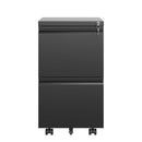 Metal Drawer Mobile File Cabinet With Lock For Home Office Organizer