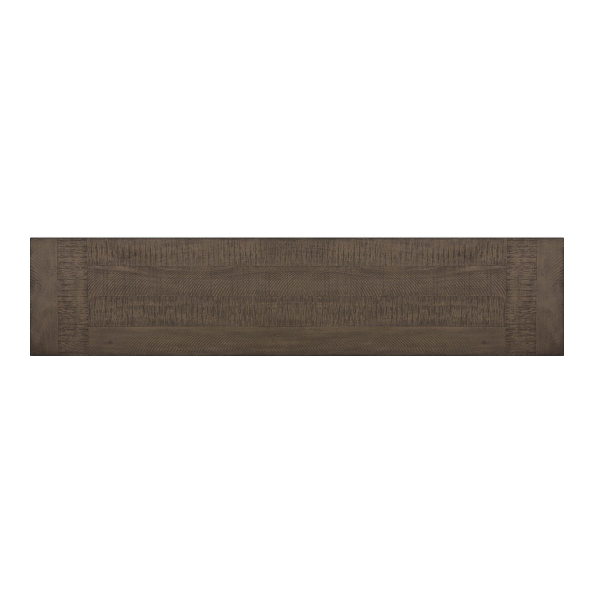 Yellowstone Dining Bench With Metal Bar Cross in Medium Brown by Elements International, view 8