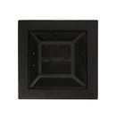 Outdoor Square Mgo Wood Burning Fire Pit - Dark Gray