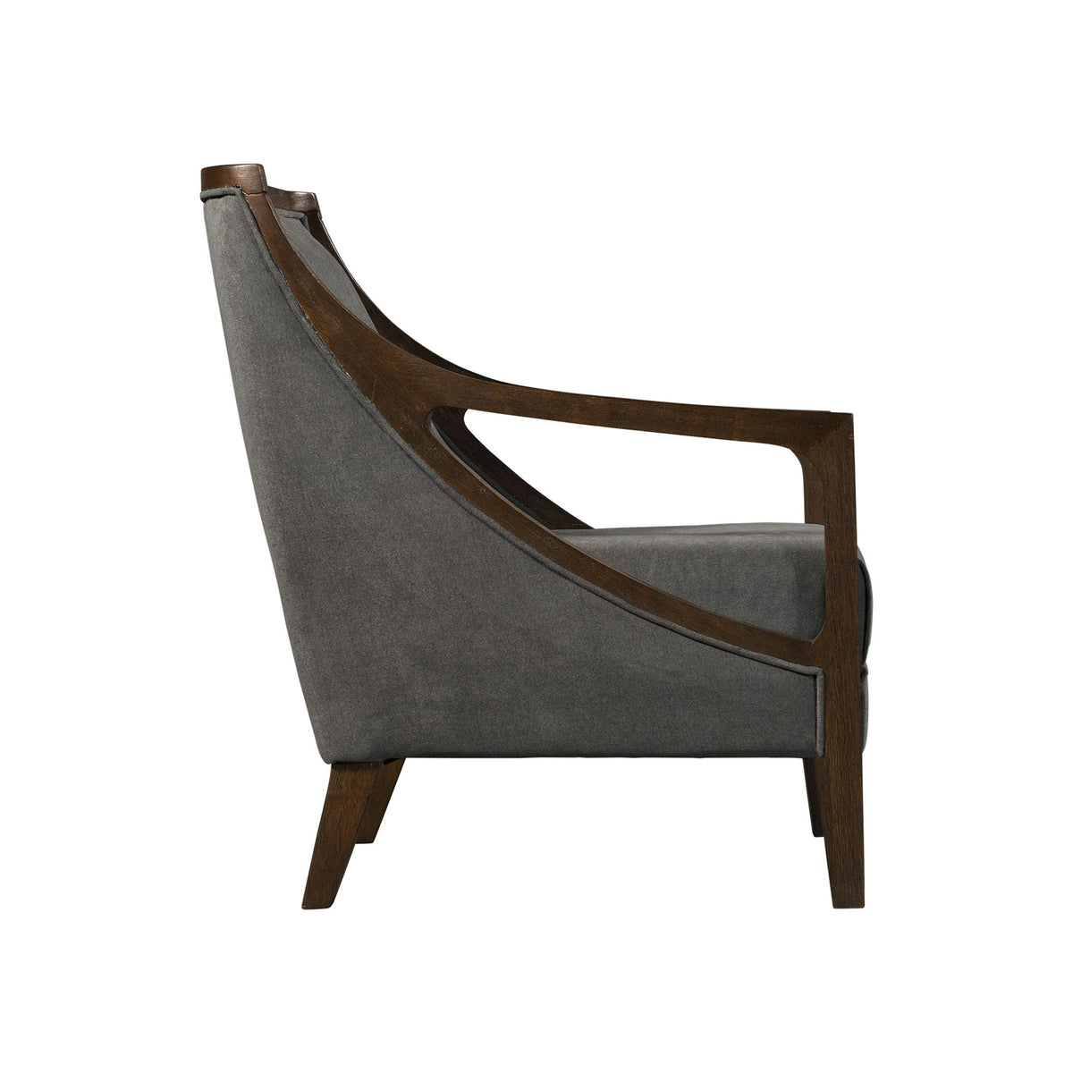 Hopkins Accent Chair With Brown Frame in Beige by Elements International, view 18