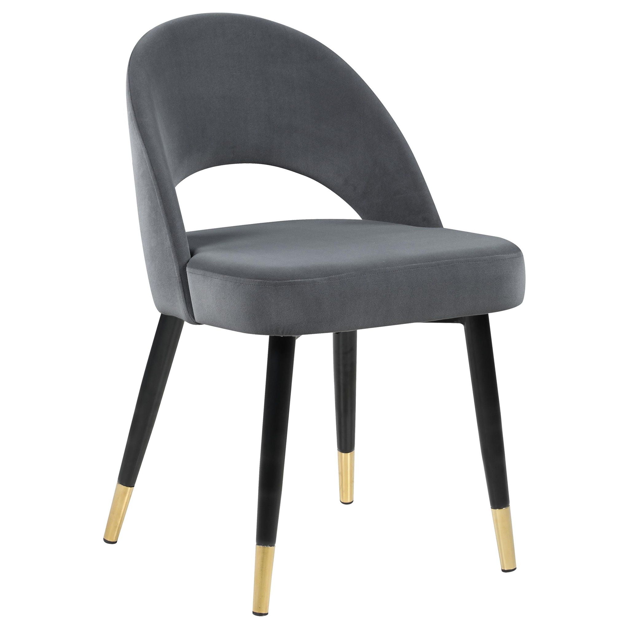Lindsey Upholstered Dining Side Chair Grey (Set of 2) - Atlantic Fine Furniture Melbourne FL