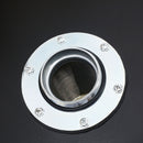 Heavy Duty Hydraulic Fluid Tank 10 Gal Steel Reservoir With Strainer, Gauge & Breather Cap For Tractors & Trucks - Black