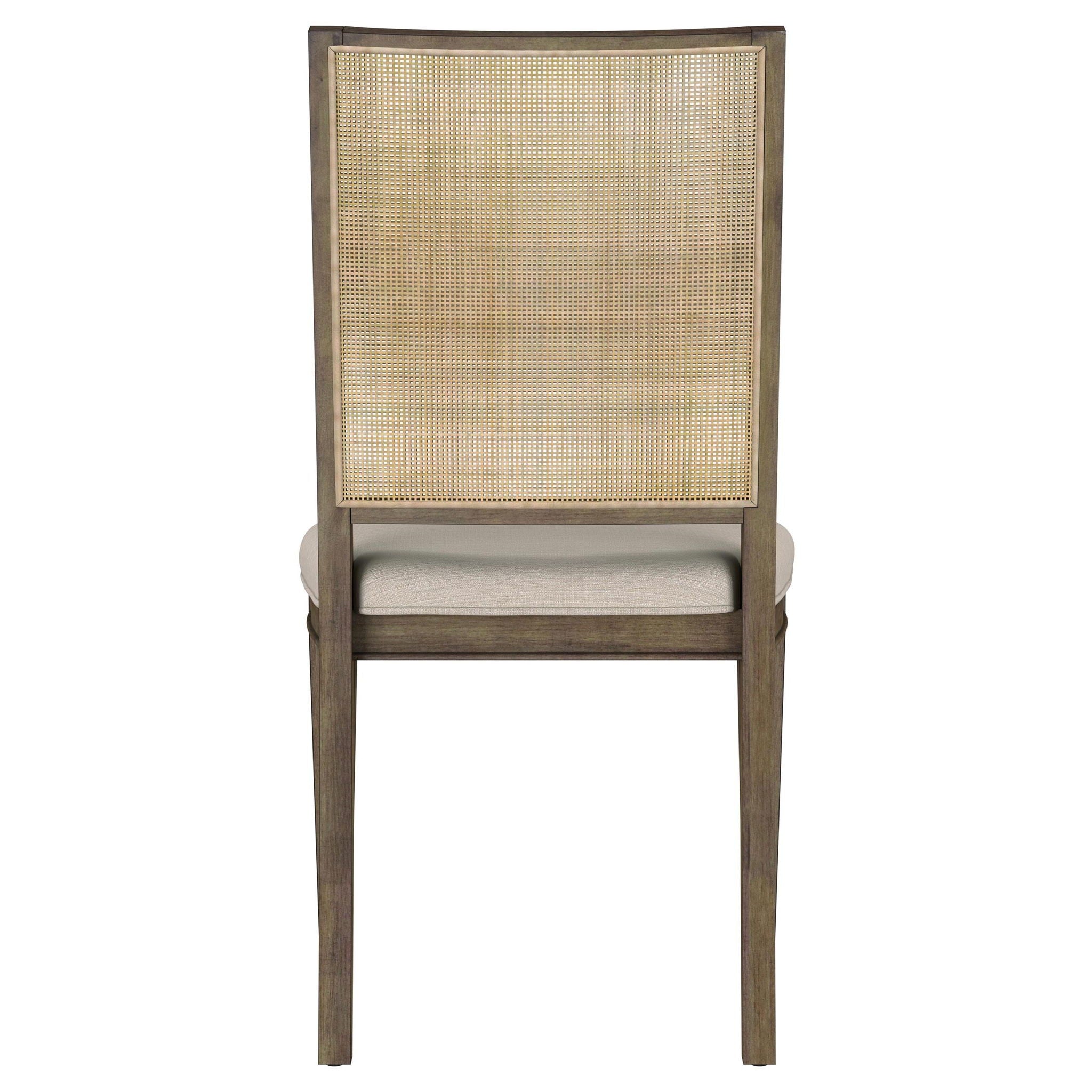 Matisse Woven Rattan Back Dining Side Chair Brown (Set of 2) - Atlantic Fine Furniture Melbourne FL