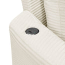 Oversized Double Chaise Lounge Sofa With USB Ports