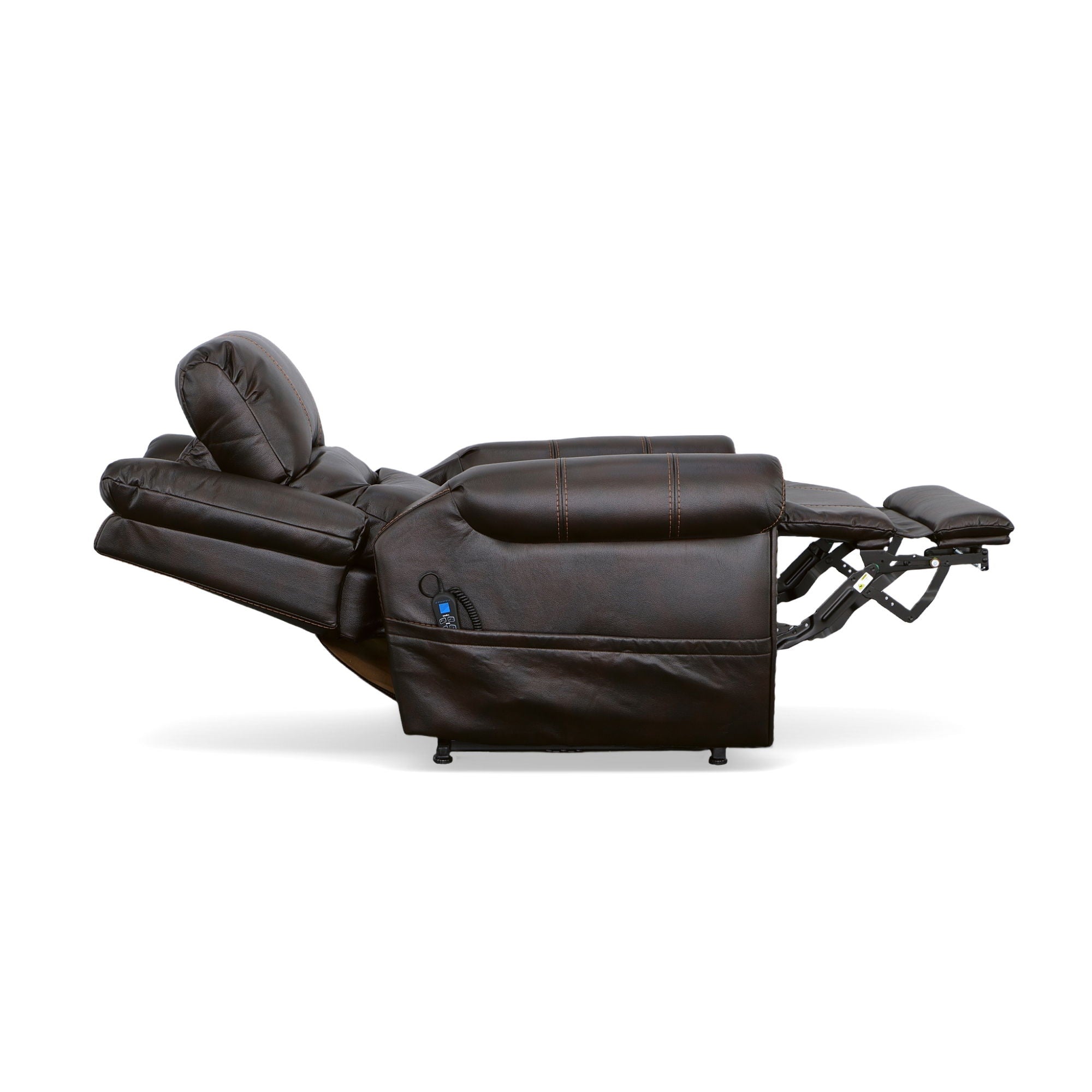 Oscar - Power Lift Recliner With Right-Hand Control & Power Headrest - Molasses
