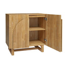 2 Door Cabinet, Suitable For Bedroom - Natural