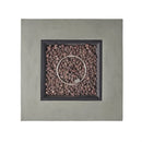 Modern 50,000 Btu Square Fire Table With Propane Tank