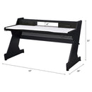 Bigga - Gaming Desk - Black & White