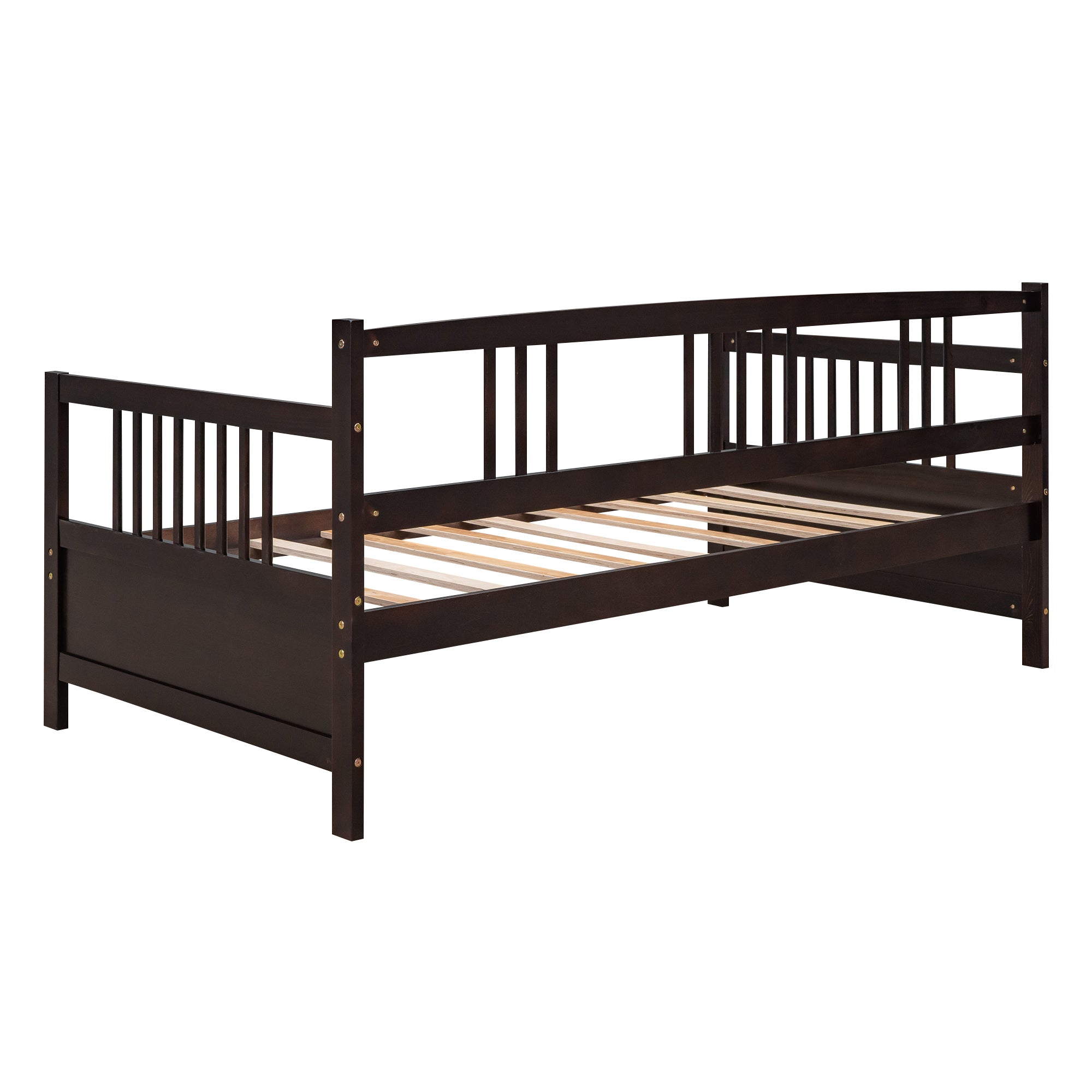 Modern Solid Wood Daybed, Multifunctional, Twin Size, Espresso (Previous SKU: WF191899AAP) - Atlantic Fine Furniture Melbourne FL