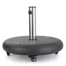 Wheelie - Round Umbrella Base With Stainless Steel Holder