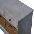 Acid - Basket Storage Cabinet - Gray Ash