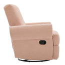 Manual Swivel Recliner Rocker Chair With Adjustable Backrest
