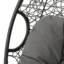 Kylie - Boho Style Hanging Basket Chair Rattan With Water Resistant Cushions