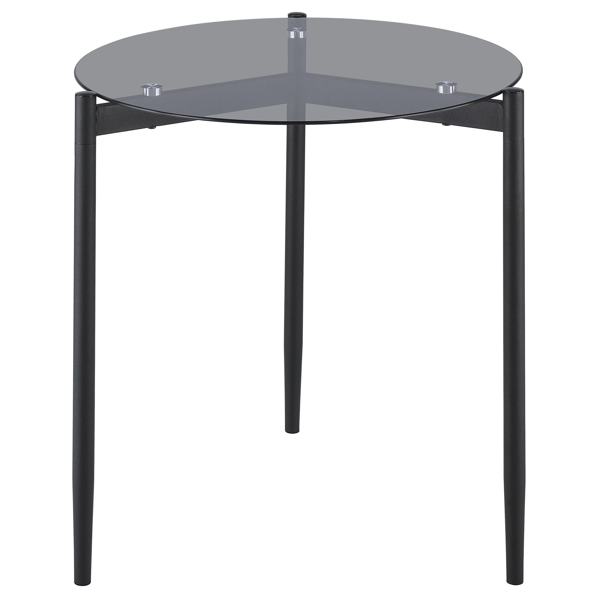 Rosalie 2-piece Round Coffee and End Table Set Grey - Atlantic Fine Furniture Melbourne FL