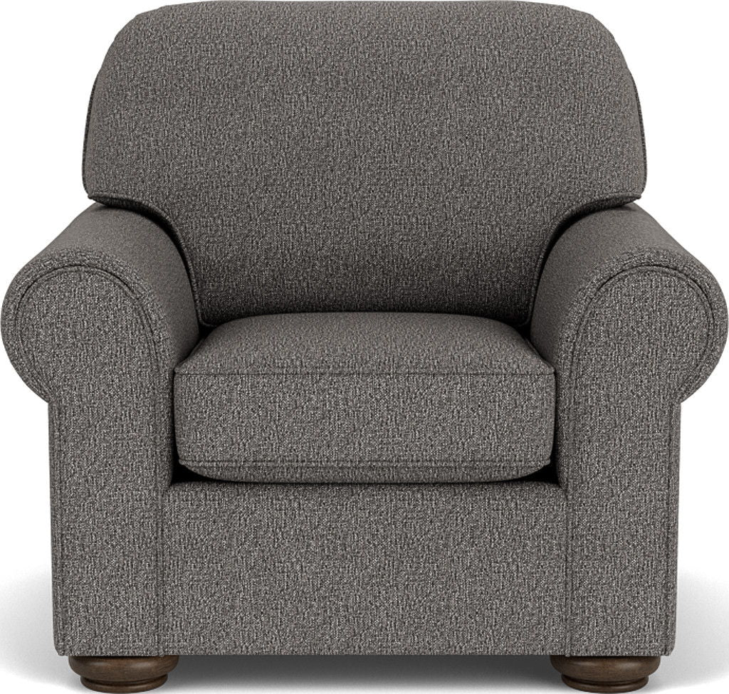 Preston - Fabric Chair - Dark Gray - Atlantic Fine Furniture Inc