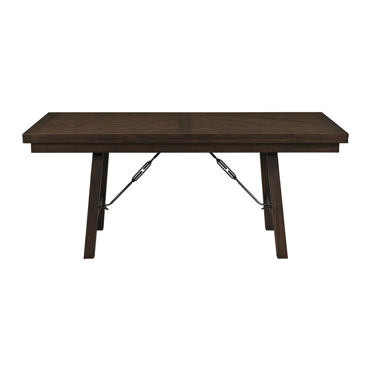 Jax 6 Piece Dining Set (72" Table, Four Chairs And Bench) in Cherry by Elements International, view 17