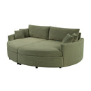 Oversized Double Chaise Lounge Sofa With USB Ports