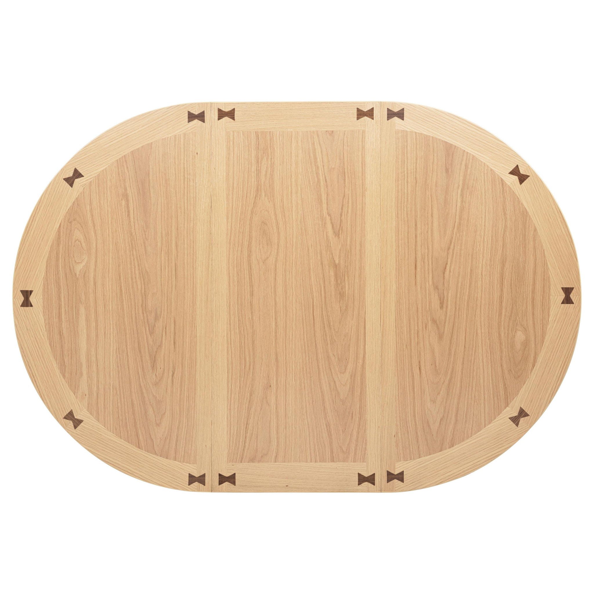 Lavon 5-piece Oval Extension Leaf Dining Set Light Oak