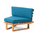 Mirabelle - Corner Chair, Coffee Table - Teal