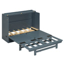 Murphy Bed With Large Drawer, USB Ports And Outlets