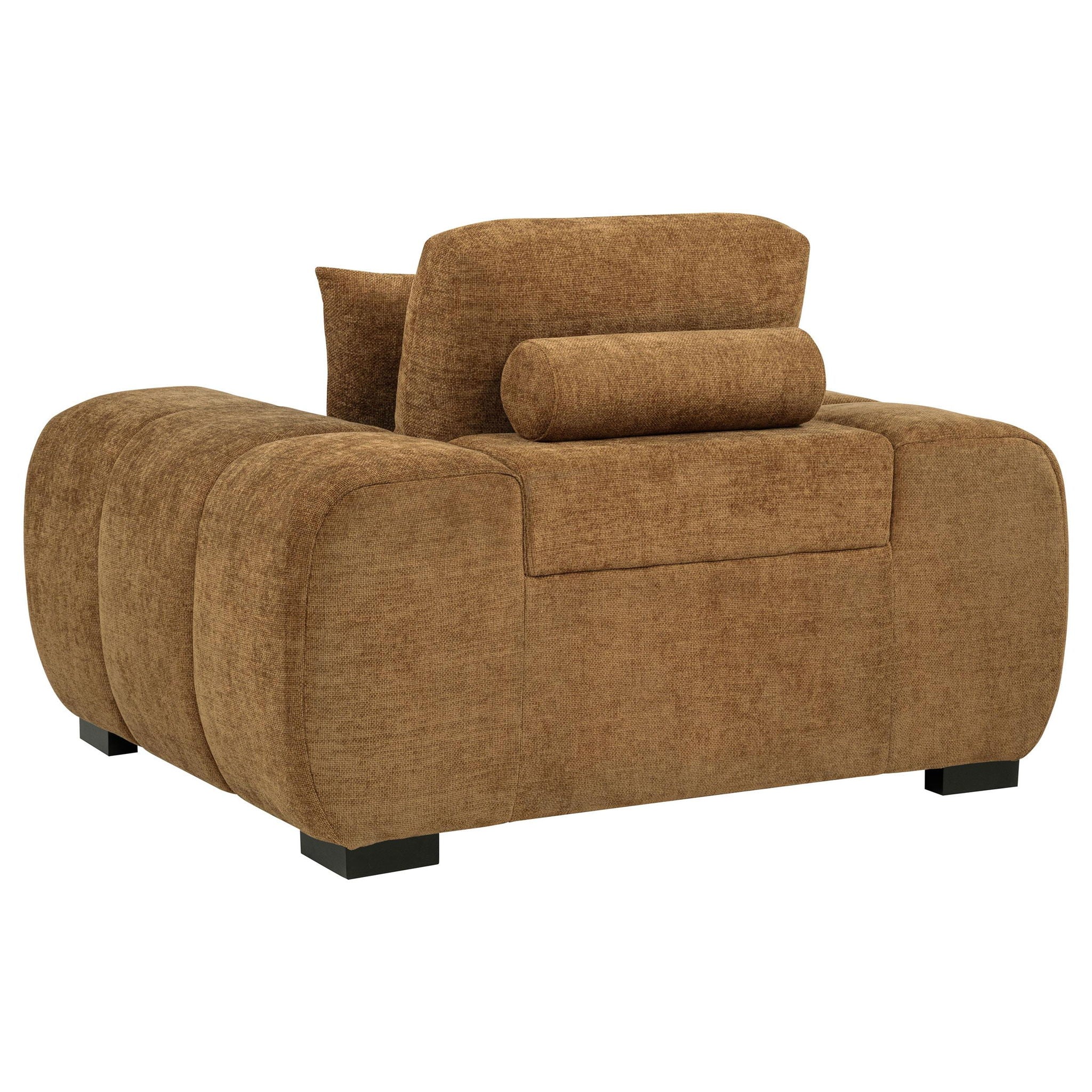 Octavia Upholstered Track Arm Accent Chair Amber - Atlantic Fine Furniture Melbourne FL