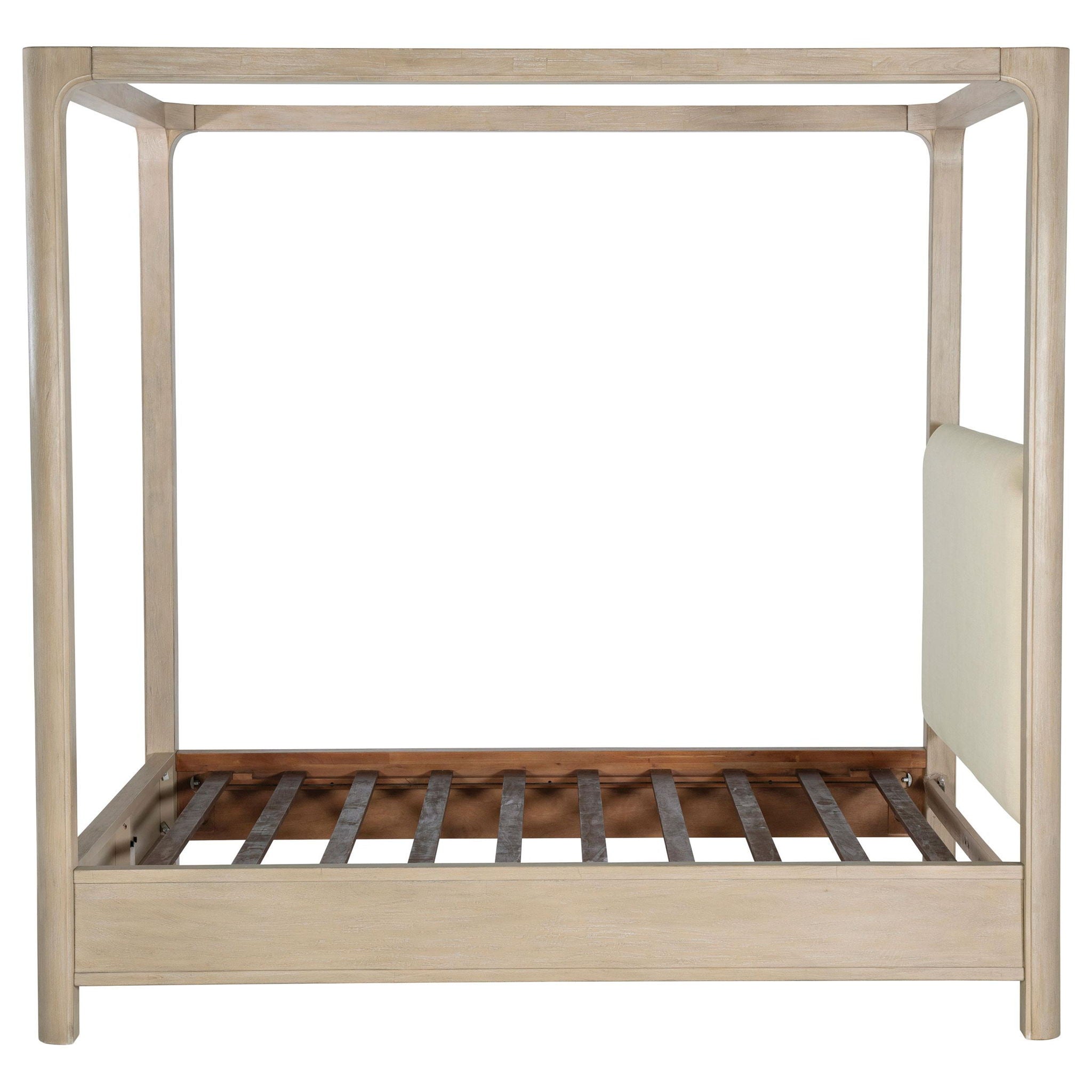 Solano 85-inch Queen Canopy Bed Weathered Mango