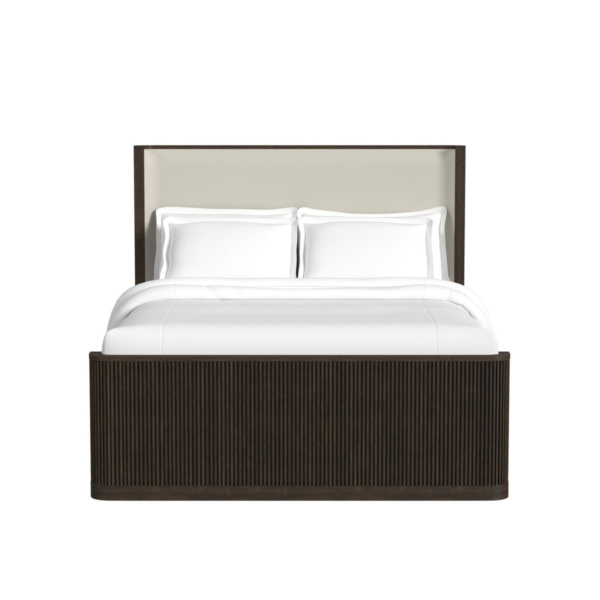 Sylvie Upholstered Bed in Dark Brown by Elements International, view 19