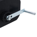 Reversible Electric Trailer Winch For Boats Up To 5000 Lbs With Galvanized Wire Rope And Casing - Black