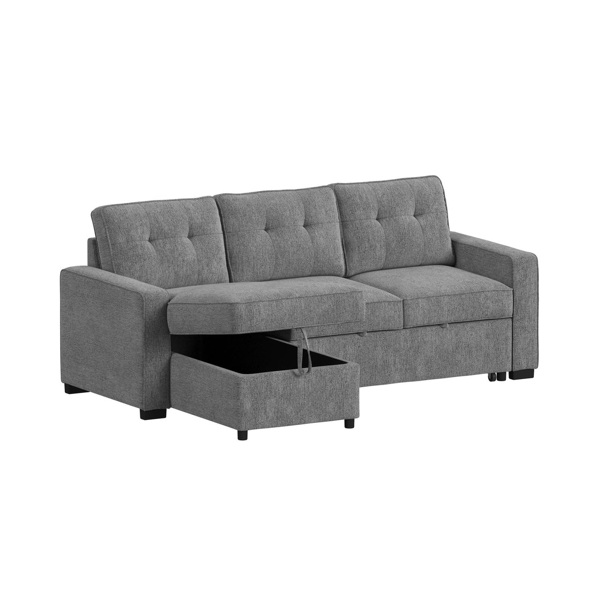 Homer 2 Piece Sectional in Clementine Gray by Elements International, view 11