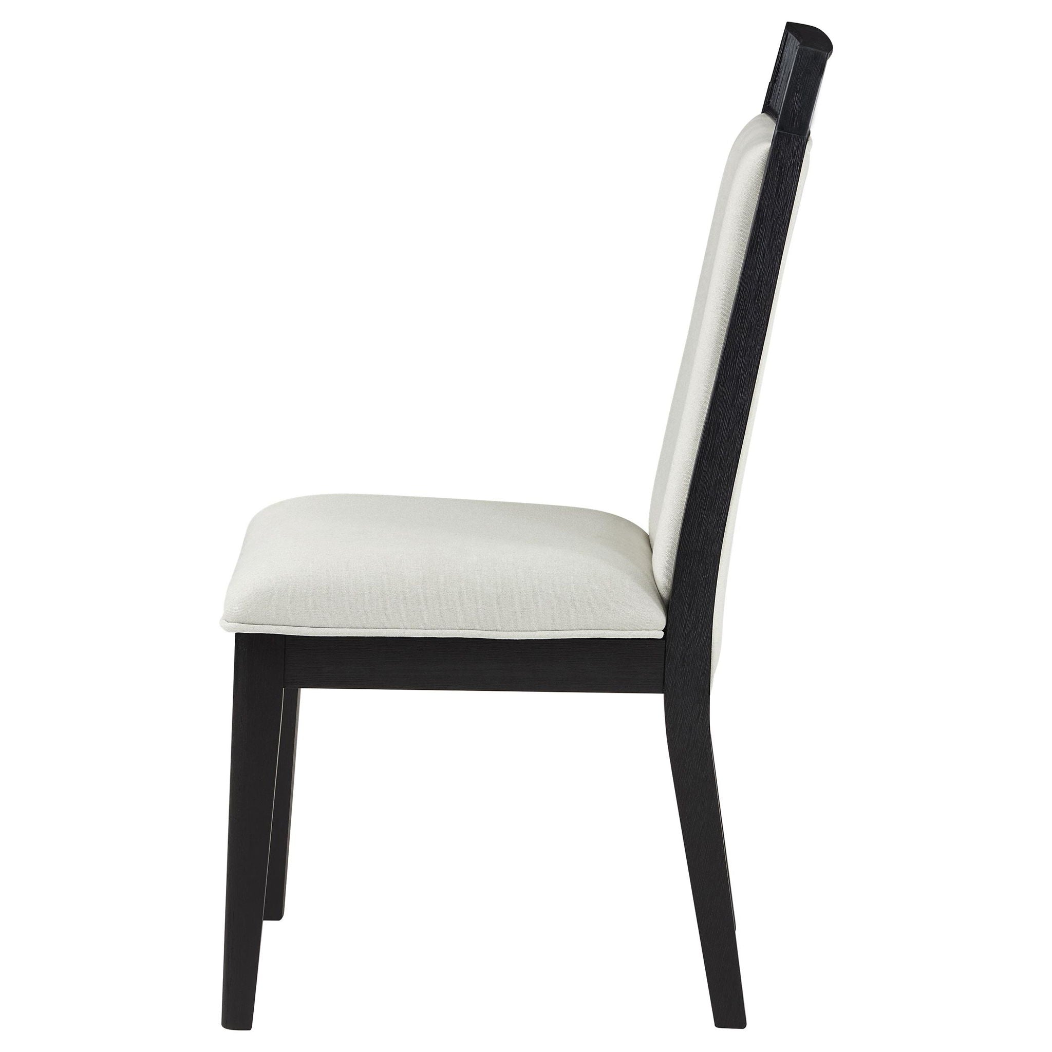 Brookmead Dining Side Chair Ivory and Black (Set of 2)