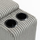 Modular Sofa Coffee Table With Storage Function, Cupholders, USB Ports