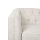 Sophisticated Loveseat With Diamond Stitched Detailing