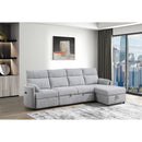 Sleeper Sofa With Storage Chaise - Grey