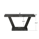 Vintage Distressed Wood Entryway Bench With 2 Tier Storage Cabinet