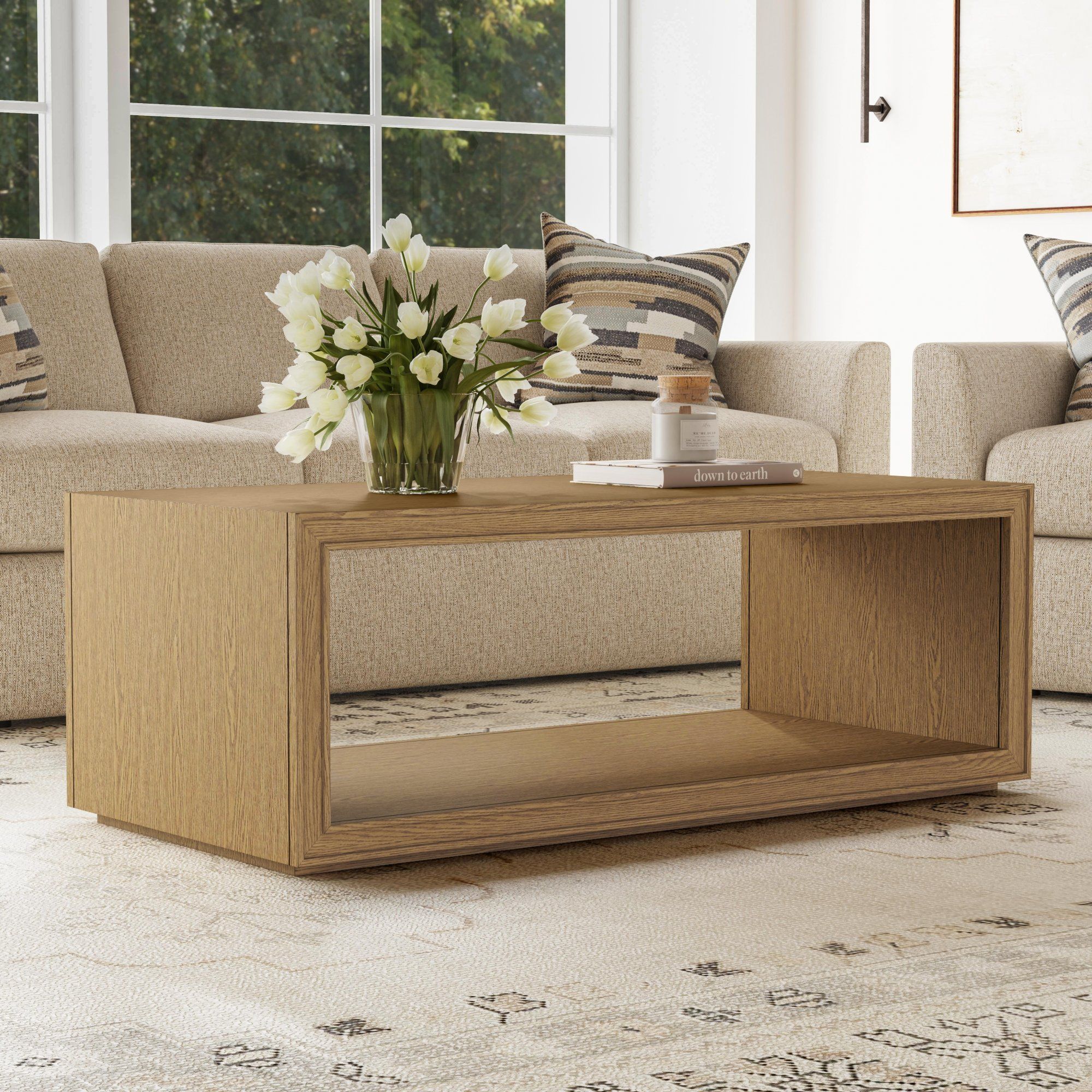 Waterfall - Coffee Table with Casters