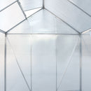 Polycarbonate Greenhouse, Heavy Duty Outdoor Aluminum Walk-In Green House Kit With Rain Gutter, Vent And Door For Backyard Garden