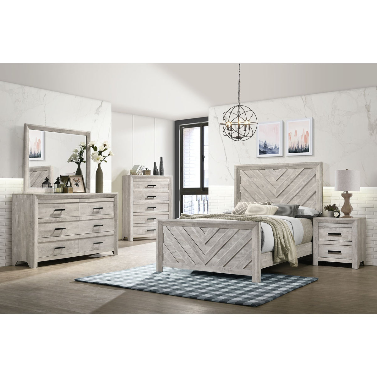 Eleanor Bed in Dark Gray by Elements International, view 42
