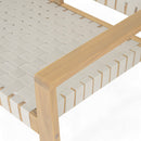 Woven Rope Outdoor Deep Seating Porch Loveseat For Garden