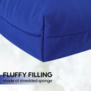 2 Piece High Back Patio Chair Cushion Set