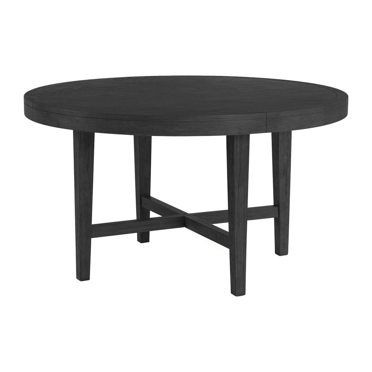 Versailles Contemporary Round Dining Table in Black by Elements International