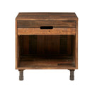 Renu - Nightstand With Drawer - Light Brown Multi