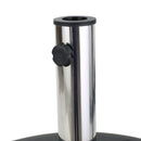 Wheelie - Round Umbrella Base With Stainless Steel Holder