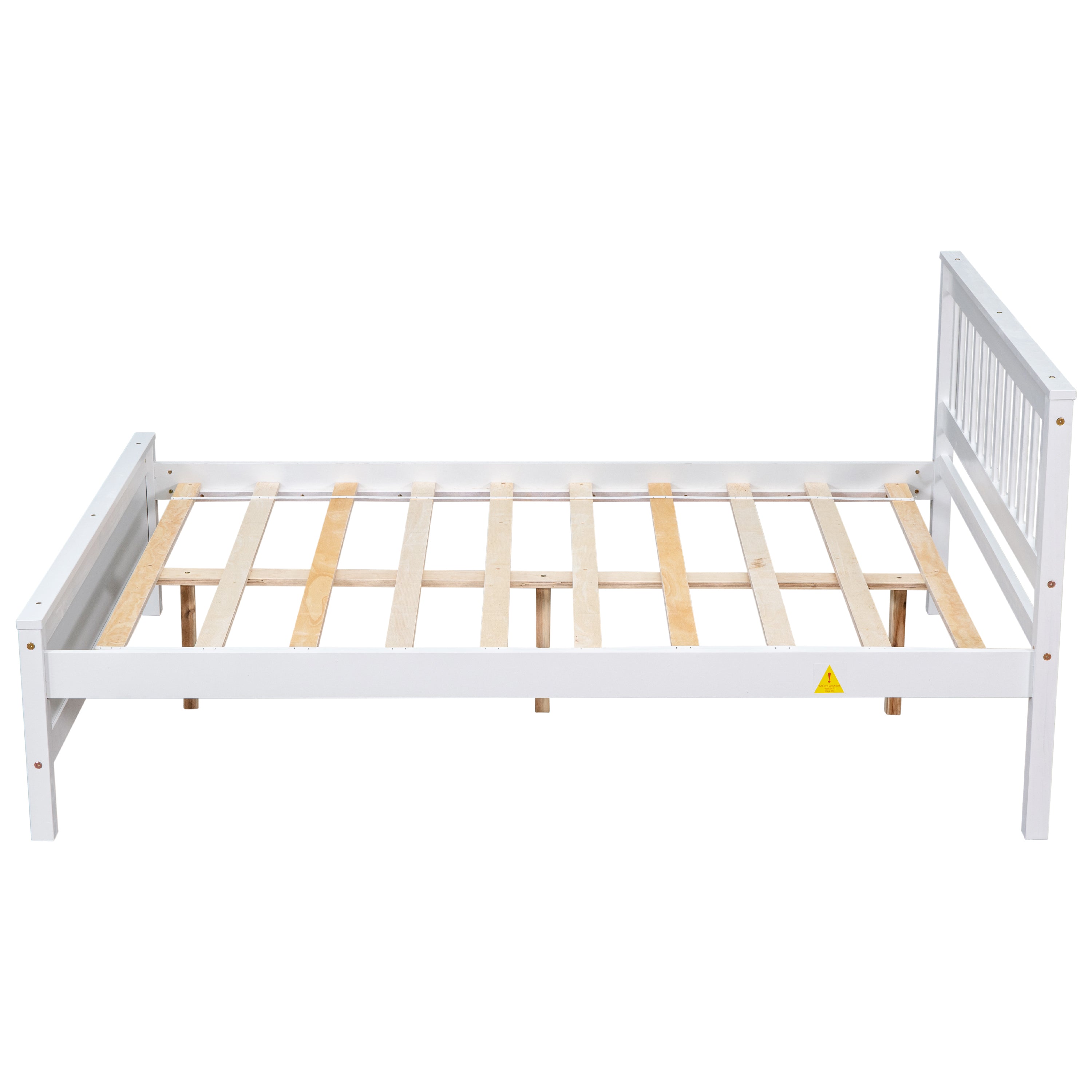 Full Bed with Headboard and Footboard,with 2 Nightstands,White - Atlantic Fine Furniture Melbourne FL