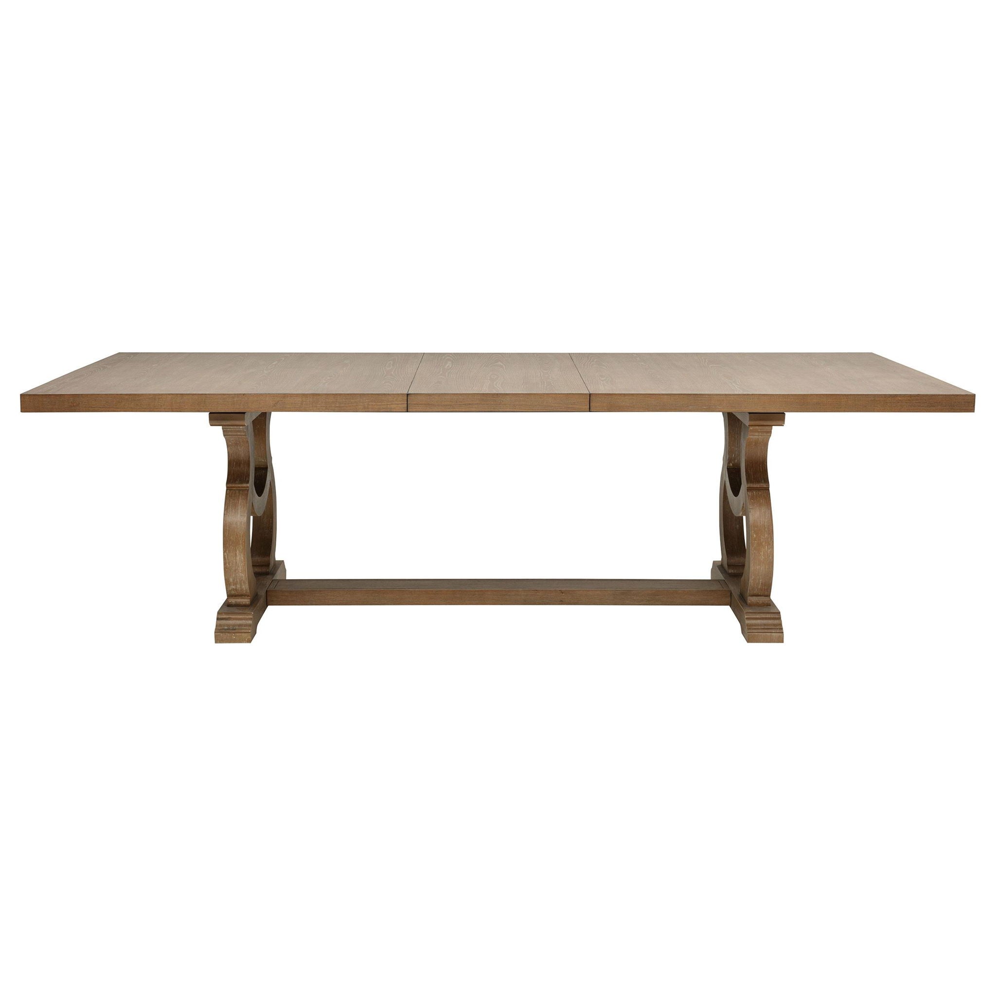 Brockway 104-inch Extension Leaf Dining Table Barley Brown