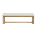Clove - Upholstered Dining Bench - Brown