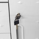 Sturdy Metal Tool Storage Cabinet With Wheels Durable Garage, Office & Home Organizer Steel