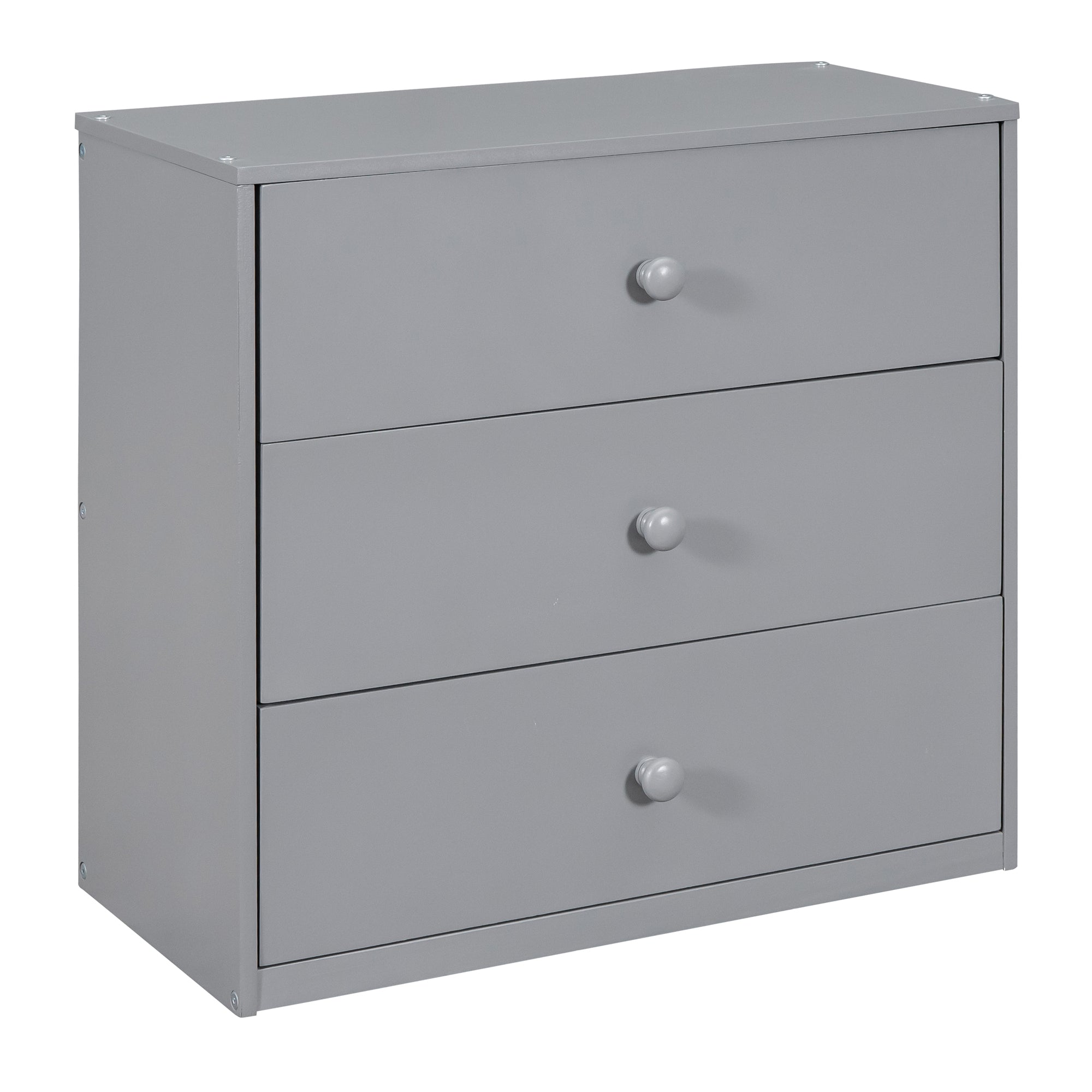 Twin Size House Bed With Cabinet and Drawers, Gray - Atlantic Fine Furniture Melbourne FL