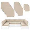 Outdoor Deep Seat Cushions For Patio Furniture Replacement, Cushion Set For Sectionals